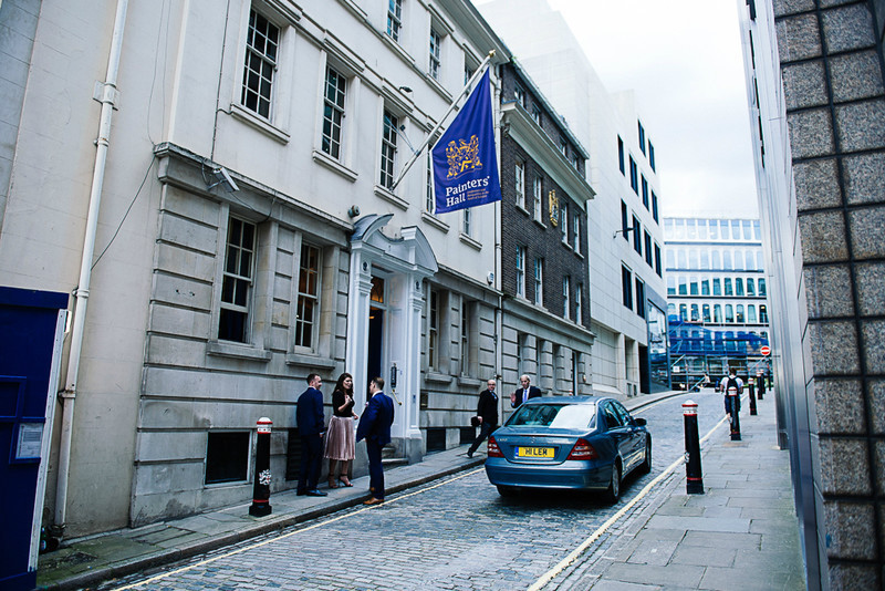 Livery Hall venue with classic facade, ideal for upscale events and networking.