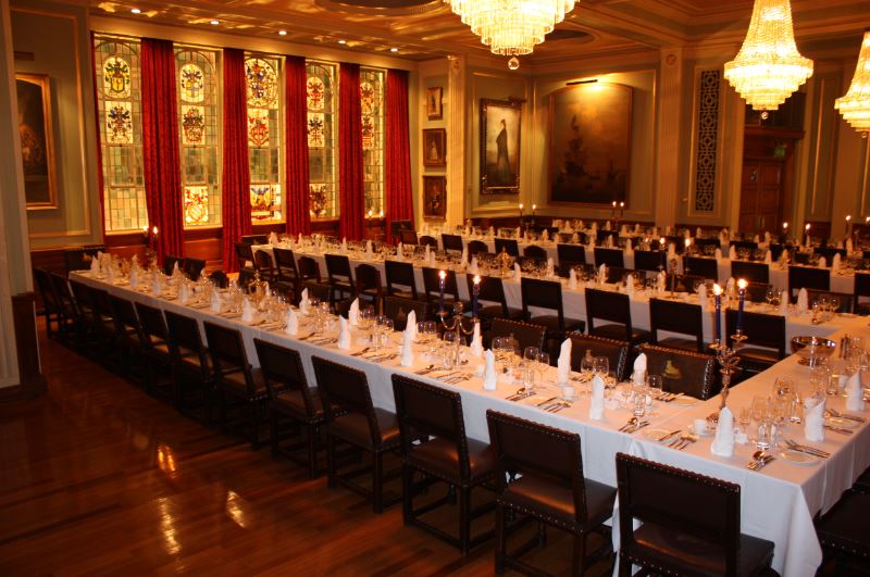 Elegant banquet hall in Livery Hall, ideal for weddings and corporate events.