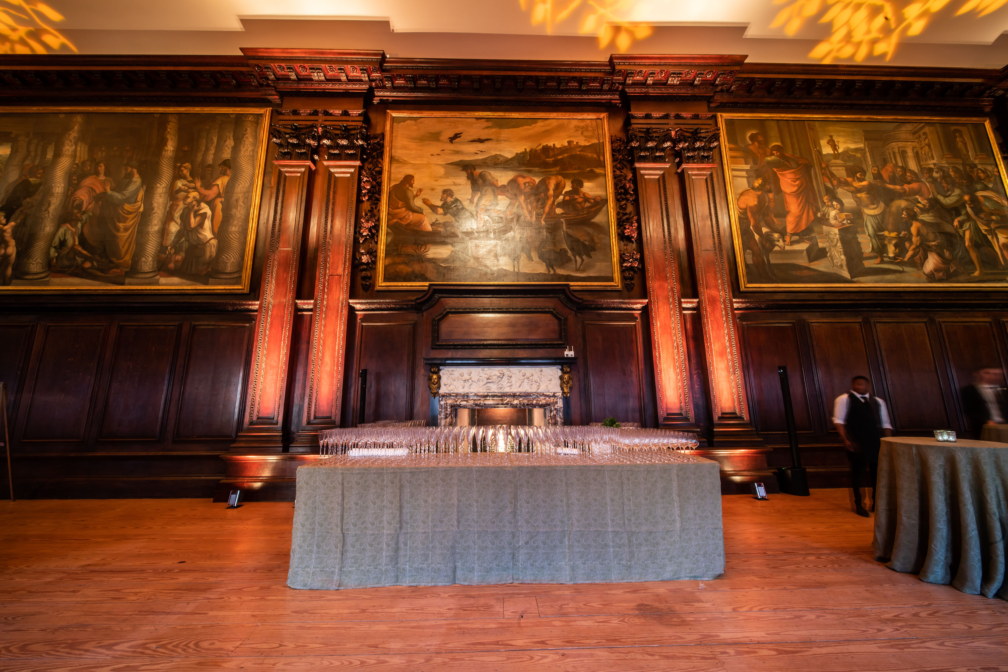 Elegant State Apartments at Hampton Court Palace, perfect for upscale receptions and events.