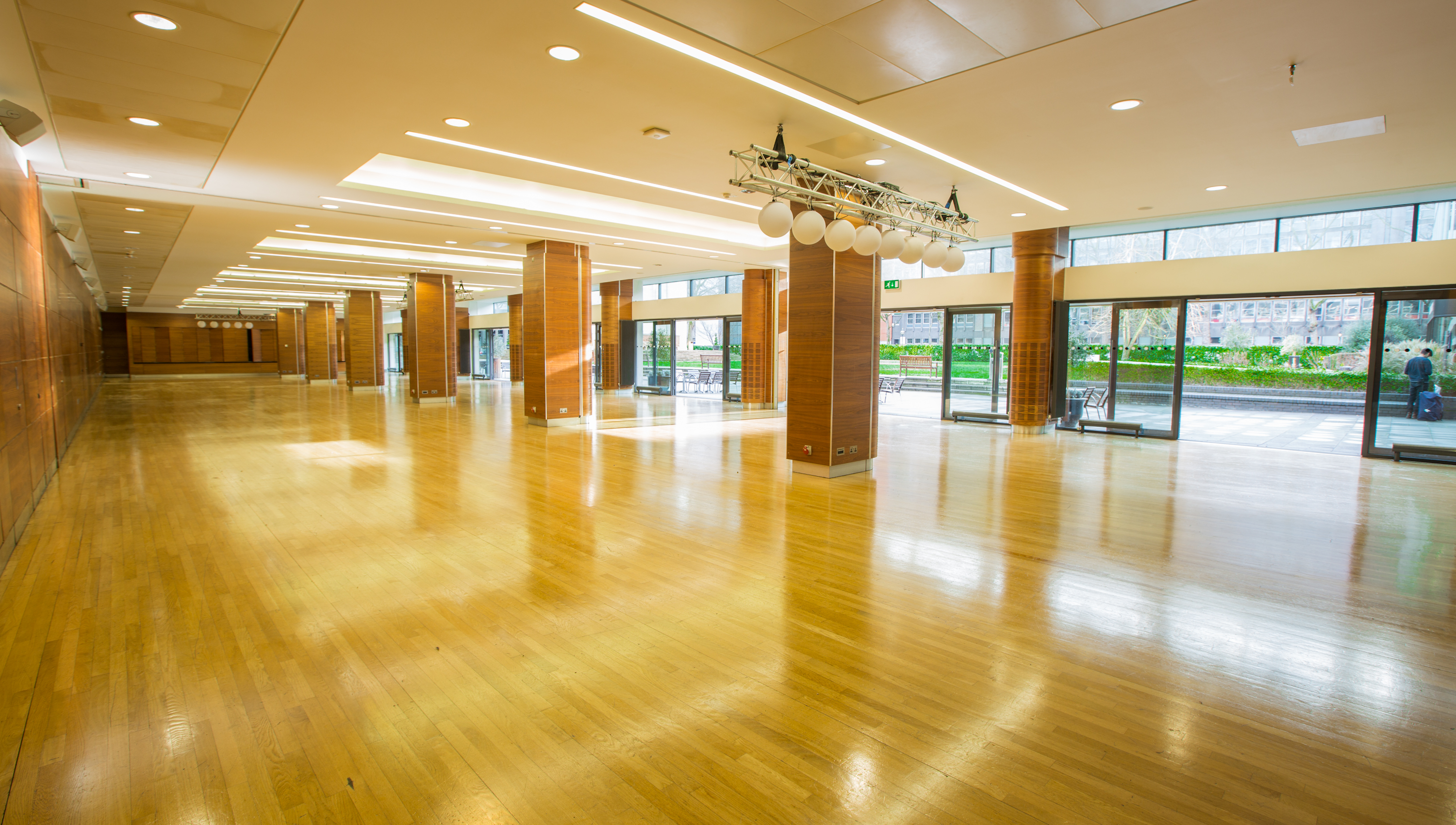 Queen's Tower Rooms at Imperial College, spacious event venue with natural light.