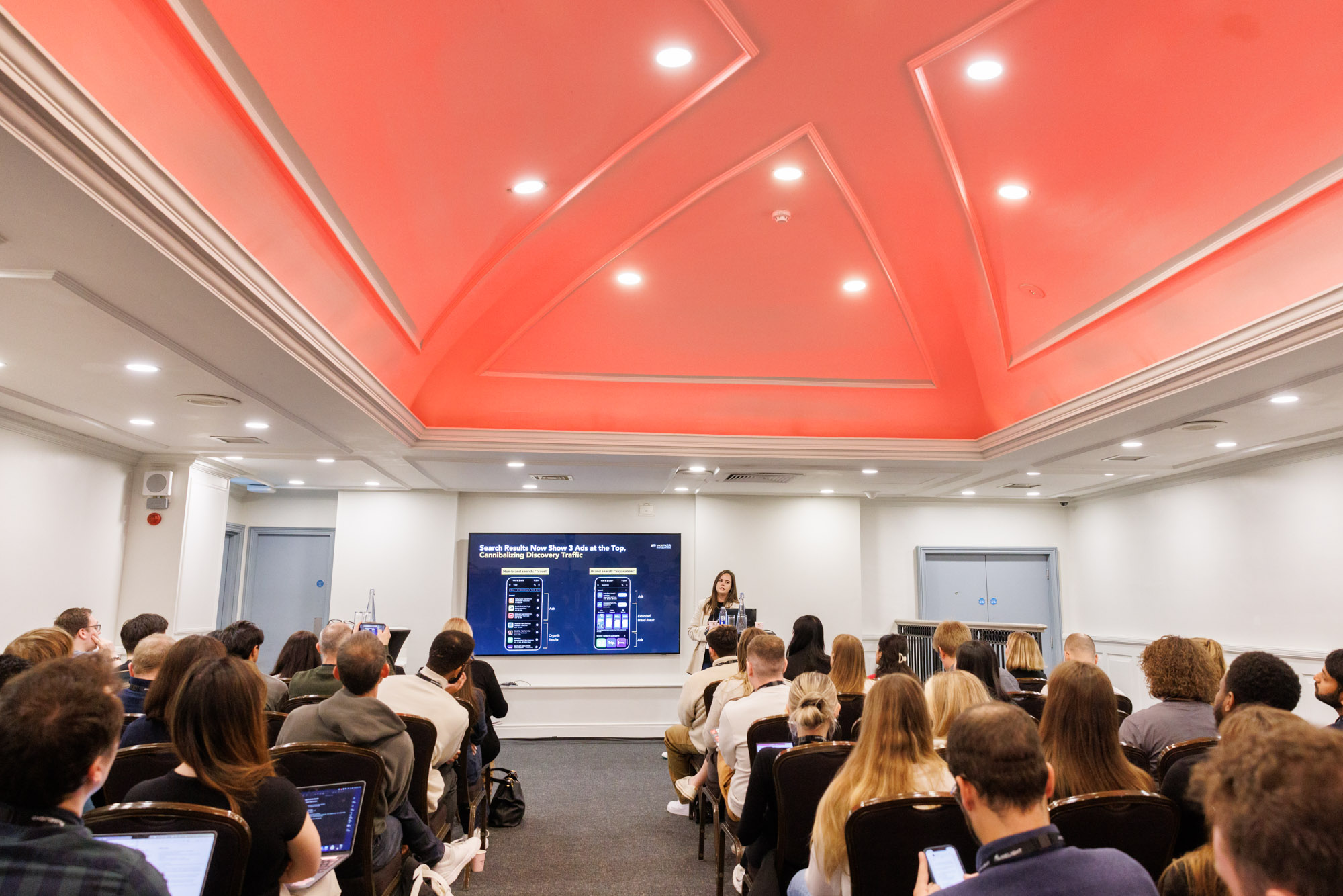 Conference at The James Watt with modern design and engaged attendees.