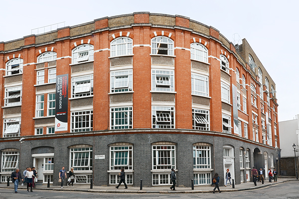 Equinox Clerkenwell: vibrant venue with large windows for events and gatherings.