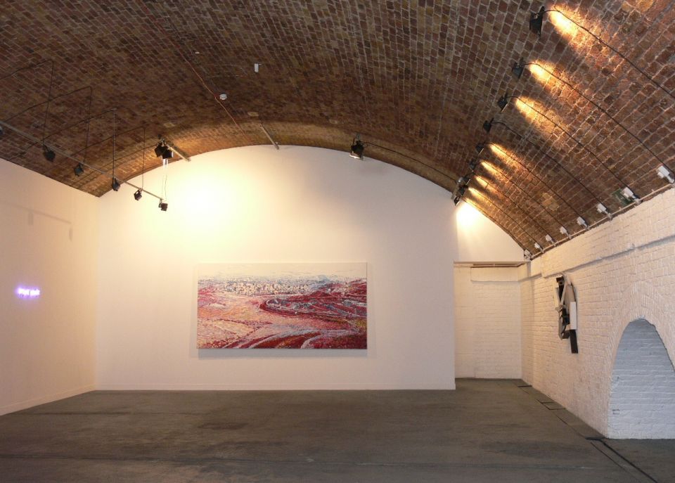 Spacious Hoxton Arches venue with arched ceiling for art exhibitions and corporate events.