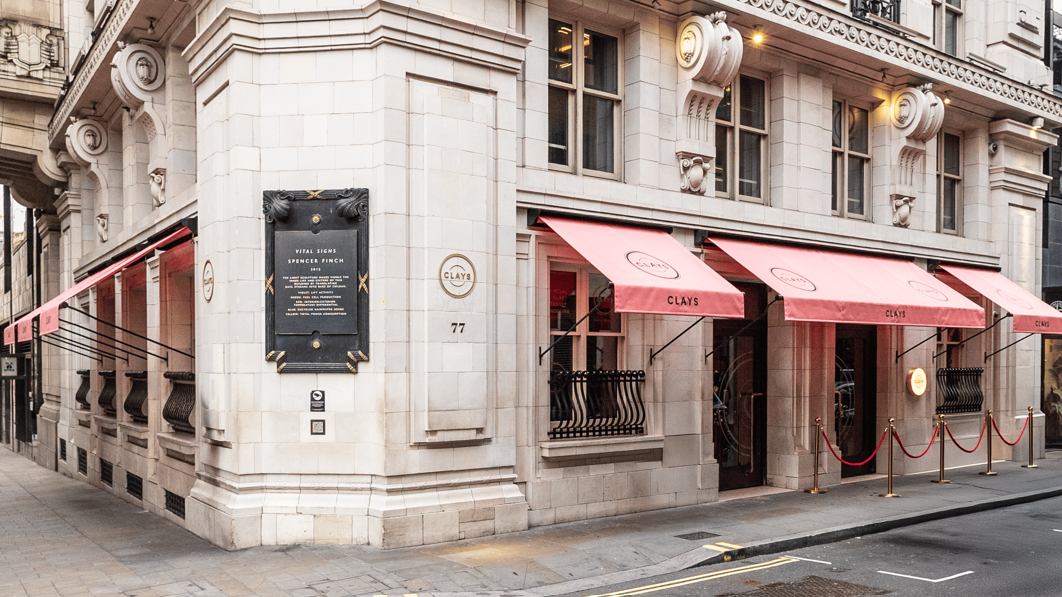 Clays Soho venue, red carpet luxury, cocktail reception