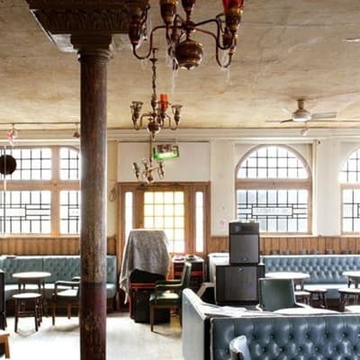 The George Tavern event venue space with fixer-upper potential for event planning and renovations.
