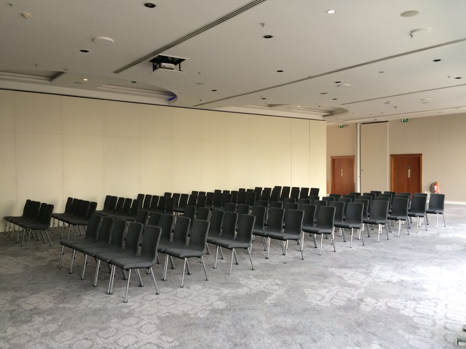 Spacious Half Ball Room at The Lowry Hotel, ideal for conferences and workshops.
