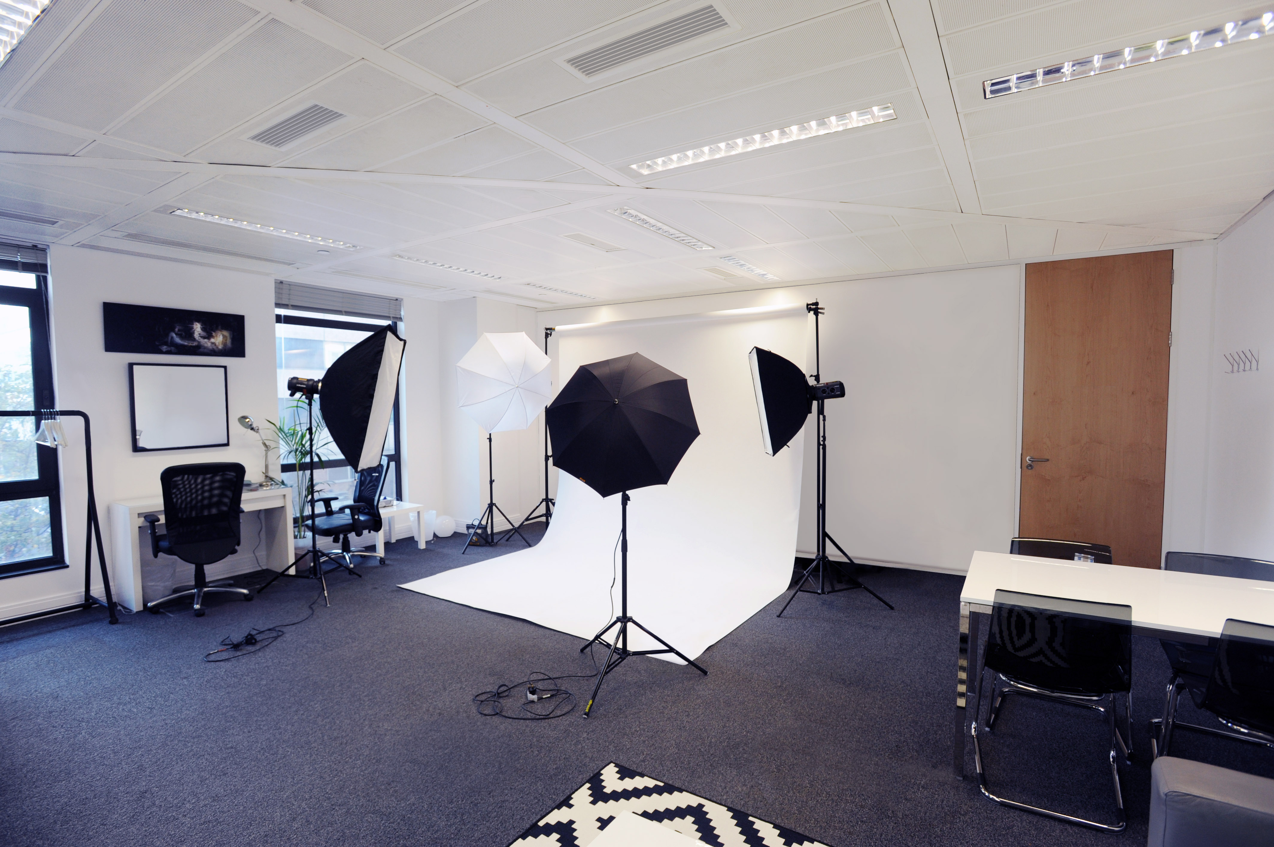 Whole Venue in Studio2 Photography: versatile studio with lighting for professional shoots.