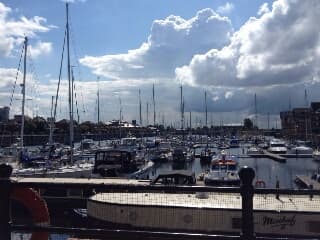 Function Suite at The Yacht Club: scenic marina for outdoor networking events and receptions.