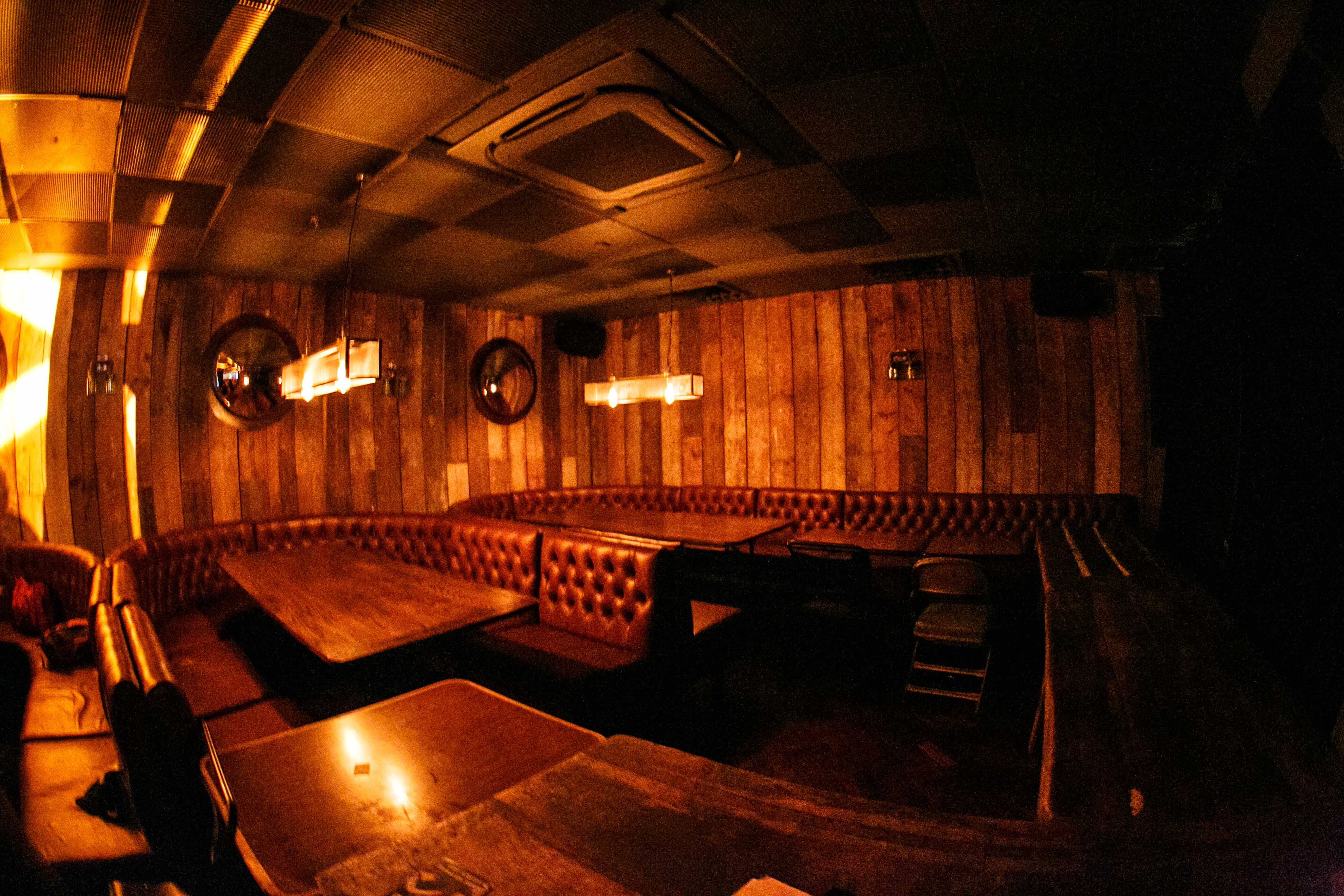 Cozy venue with warm lighting for intimate gatherings in The Basement, Cavendish Square.