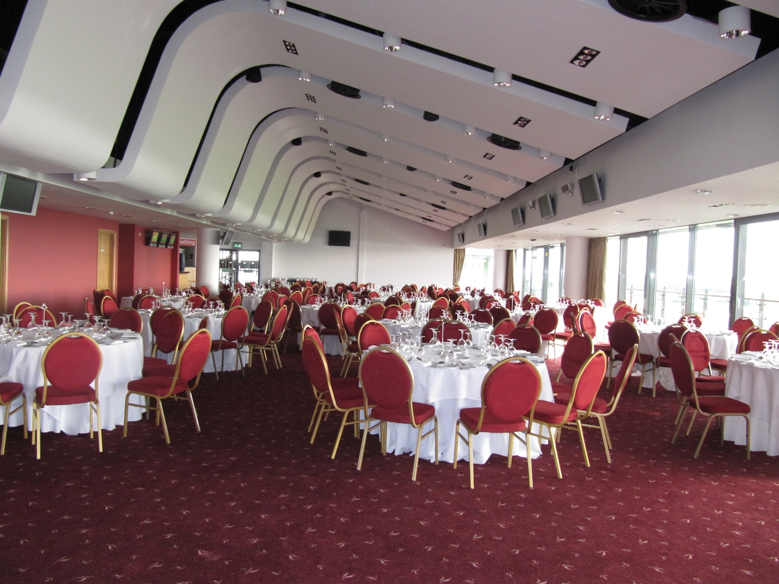Papillon Suite at Aintree Racecourse, elegant venue for banquets and conferences.