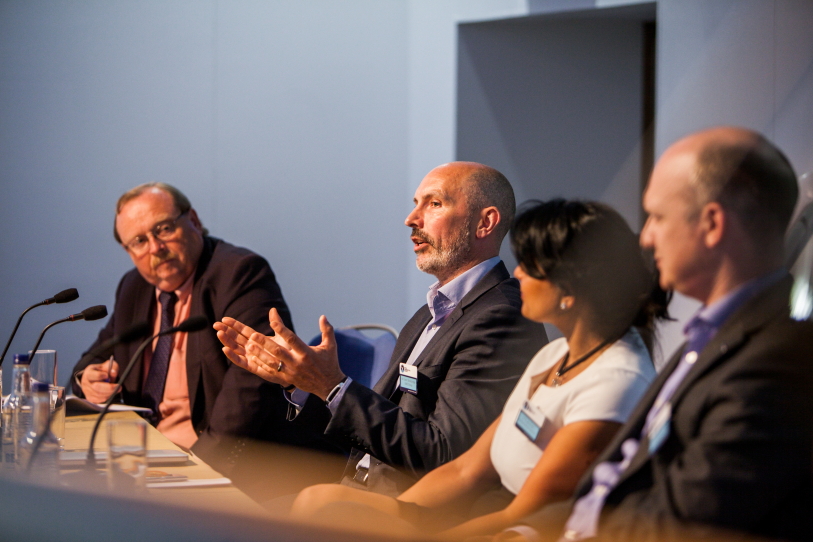 Panel discussion in Bill Boeing Room, Hamilton Place - professional event, networking.
