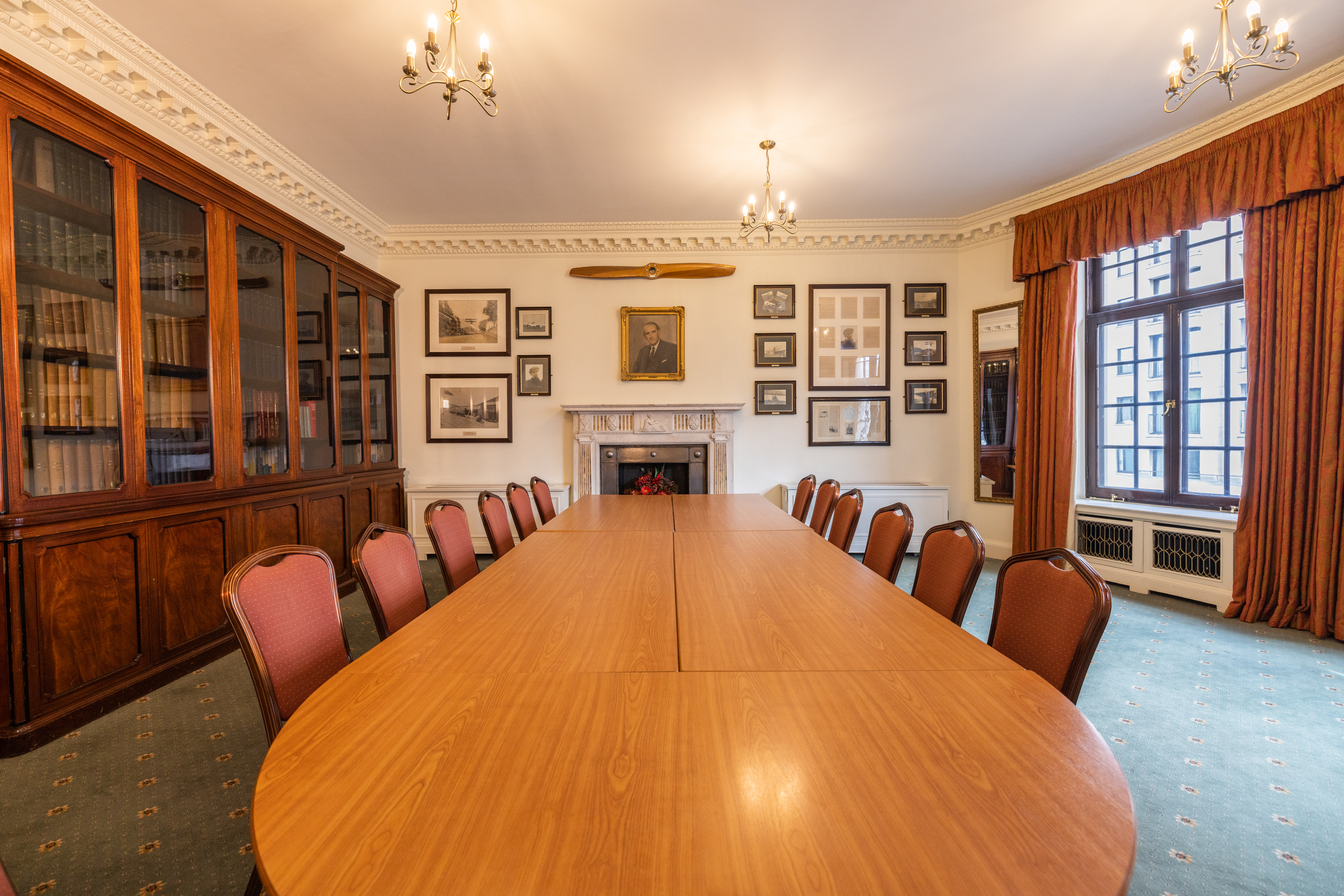 Sopwith Room at No. 4 Hamilton Place, elegant meeting space for conferences and gatherings.