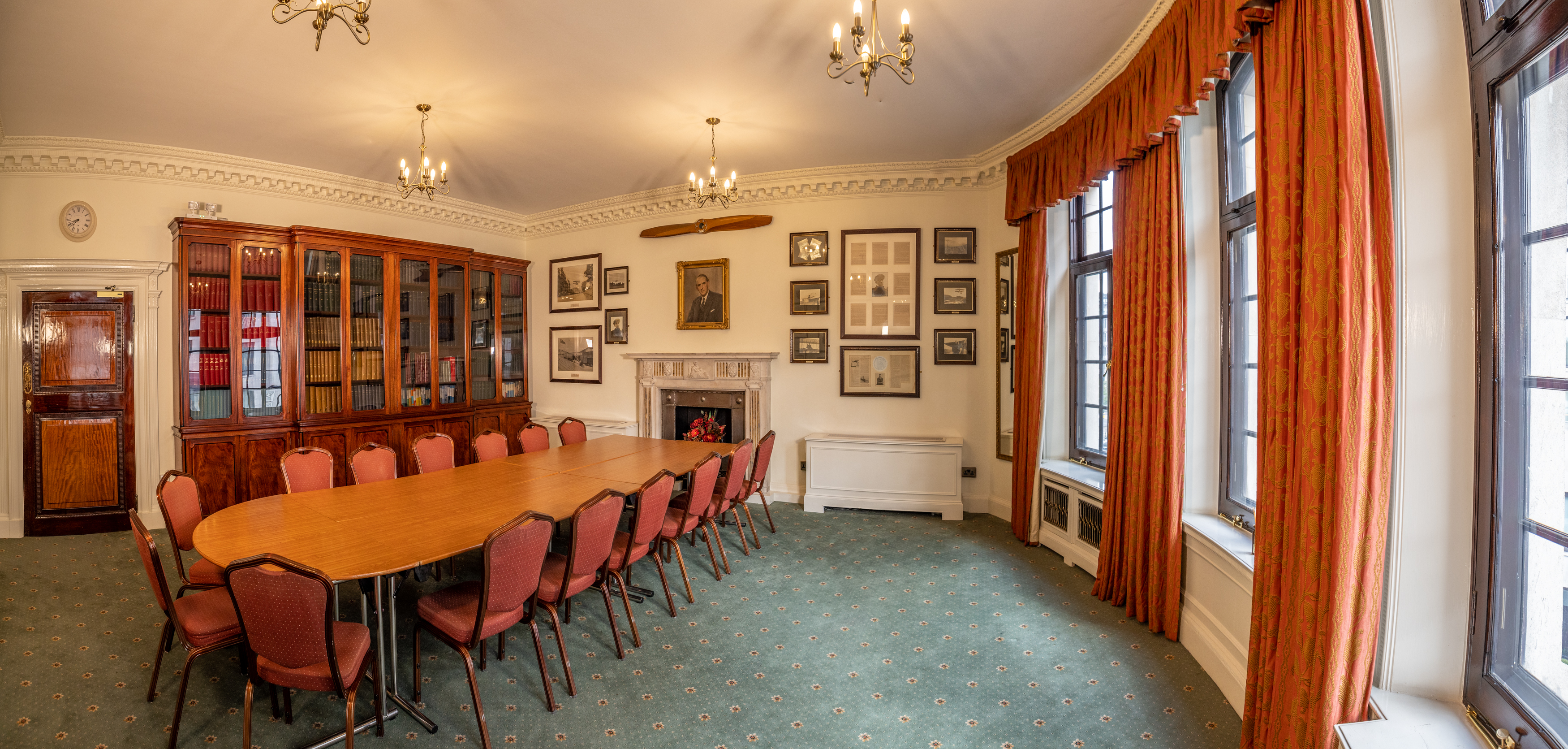 Sopwith Room at No. 4 Hamilton Place, elegant meeting space for executive gatherings.