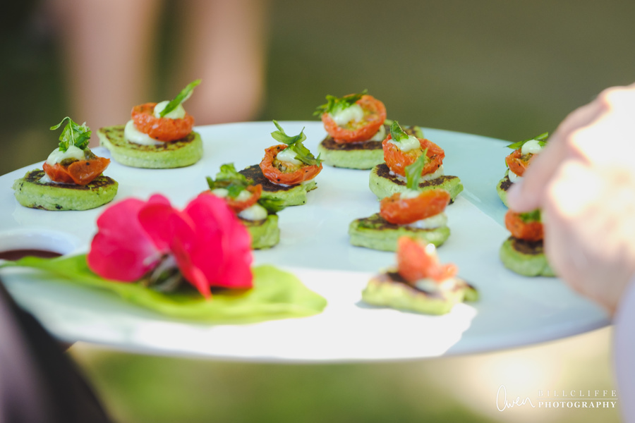 Gourmet appetizer platter at London Museum Spaces for upscale events and receptions.