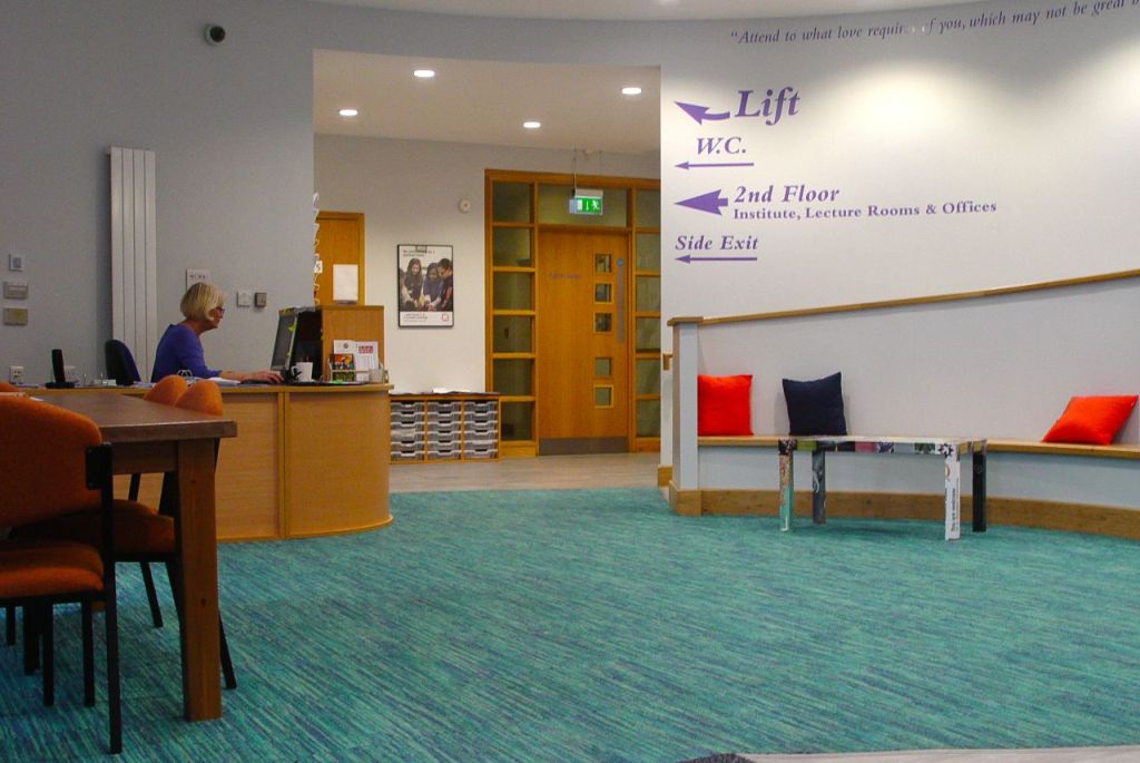Small Meeting Room in Liverpool Quaker House, modern design for events and meetings.
