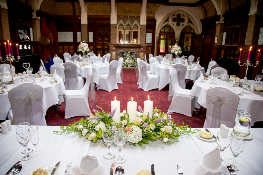 Elegant banquet hall at Highbury Hall, perfect for weddings and formal events.