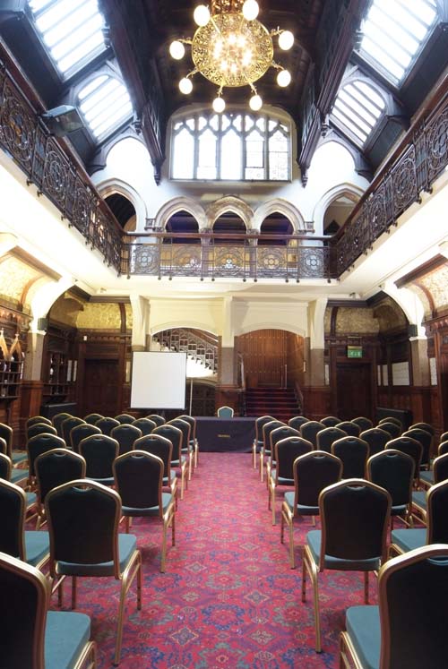Main Hall at Highbury Hall, elegant meeting space for conferences and events.