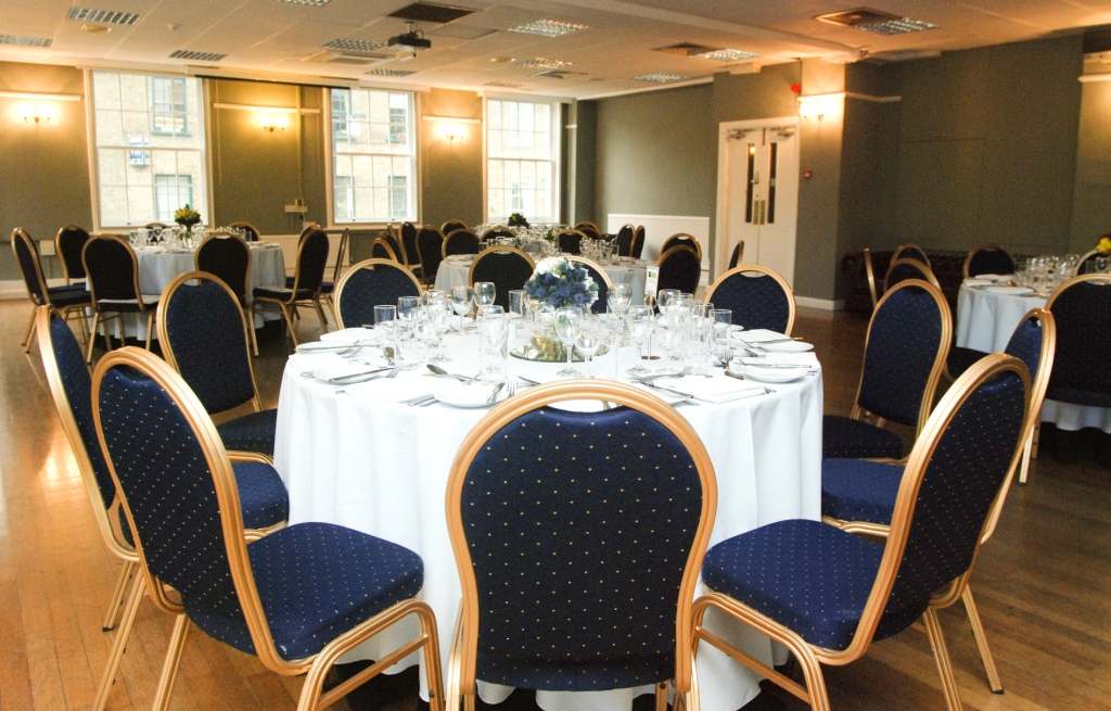 Presidential Suite at The London Irish Centre, elegant dining setup for corporate events.