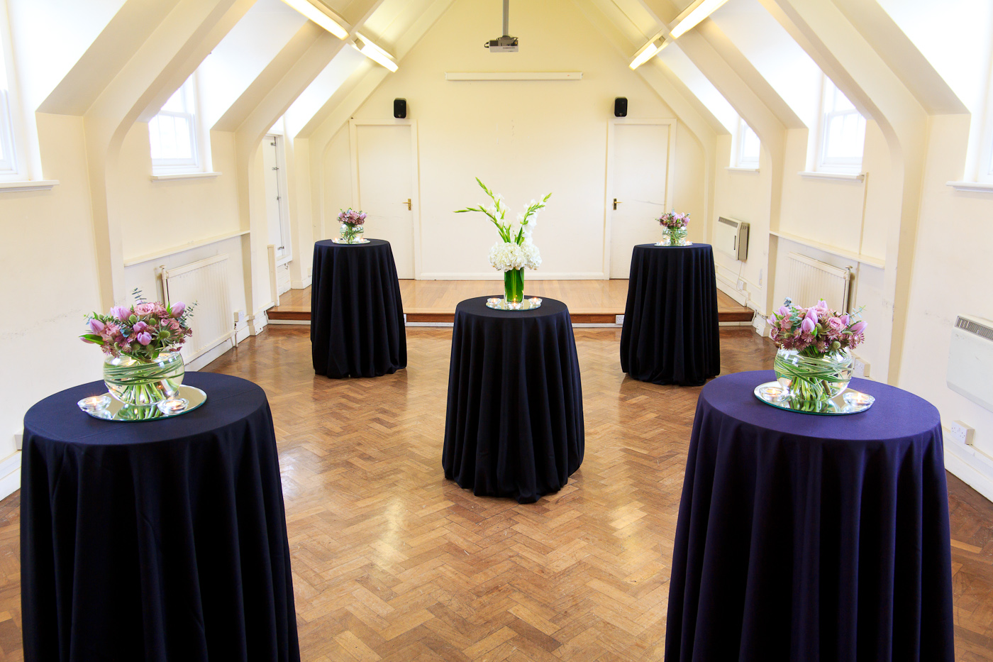 Chapel Suite at The London Irish Centre, elegant event space for receptions and meetings.