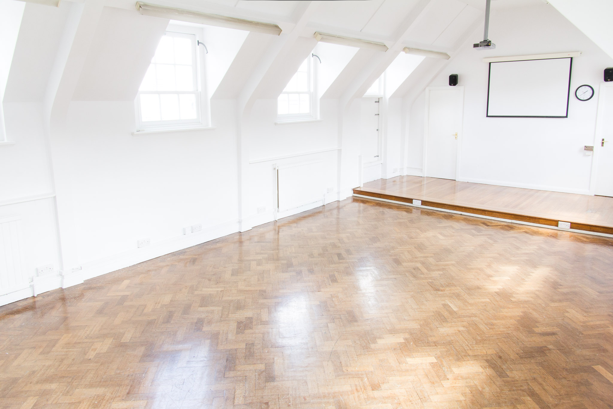 Chapel Suite at The London Irish Centre: bright event space for meetings and workshops.