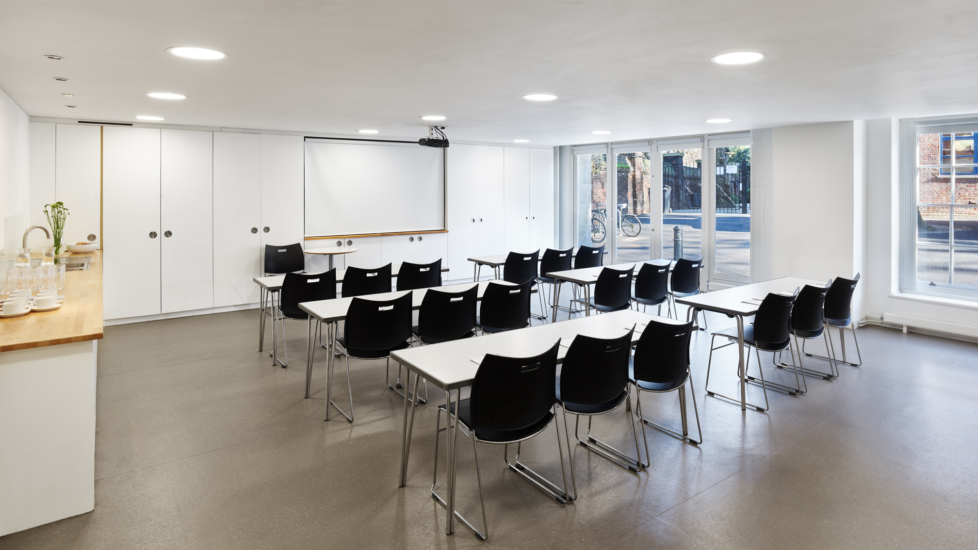 Clore Creative Studio at The Foundling Museum, ideal for workshops and presentations.