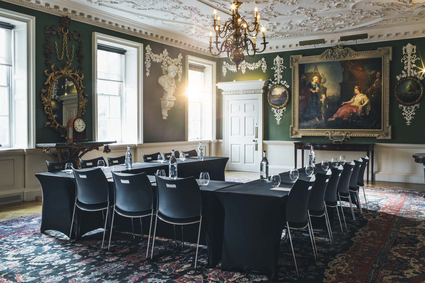 Elegant court room at The Foundling Museum for corporate events and gatherings.