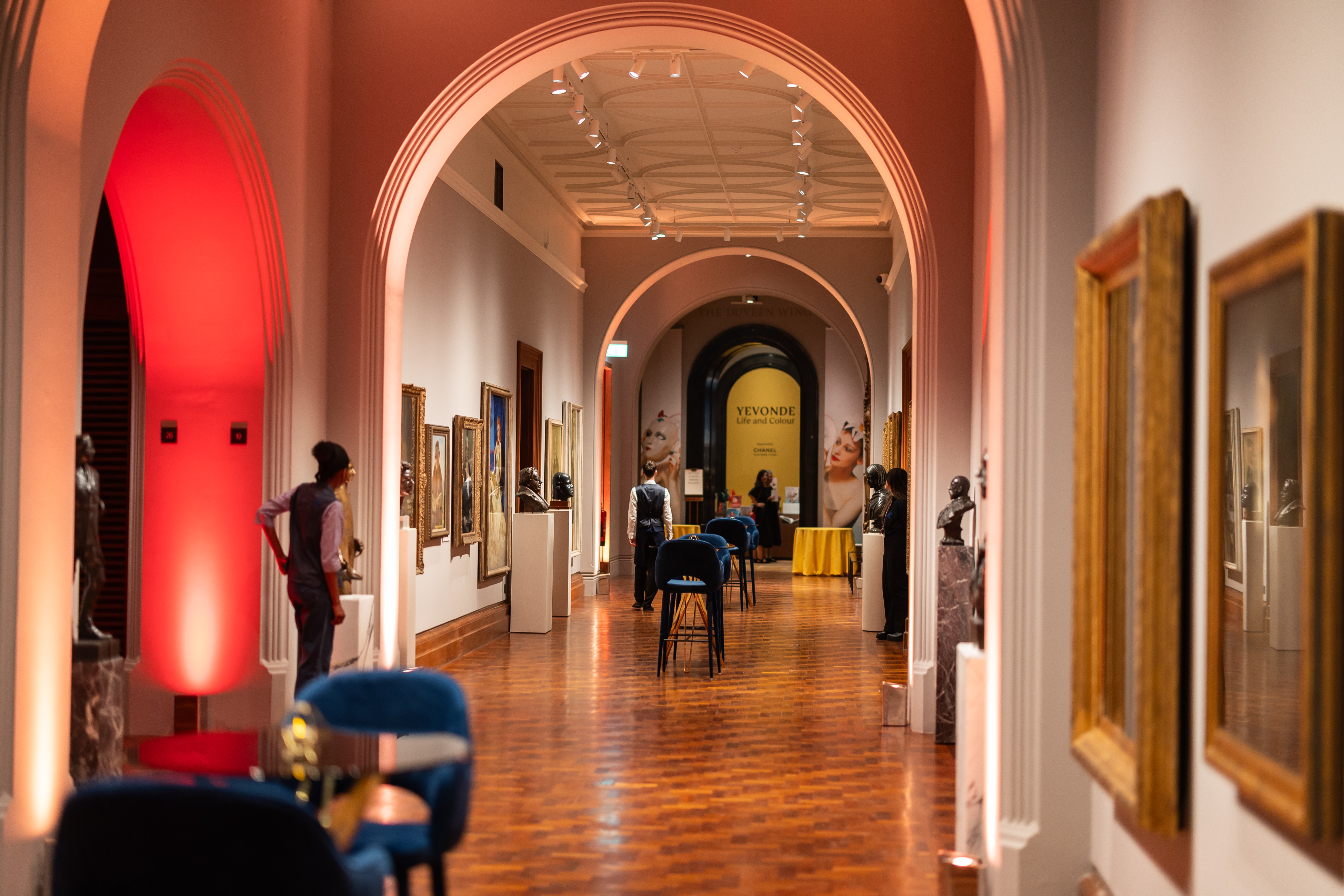 Victorian Galleries at National Portrait Gallery, elegant event space for receptions and exhibitions.