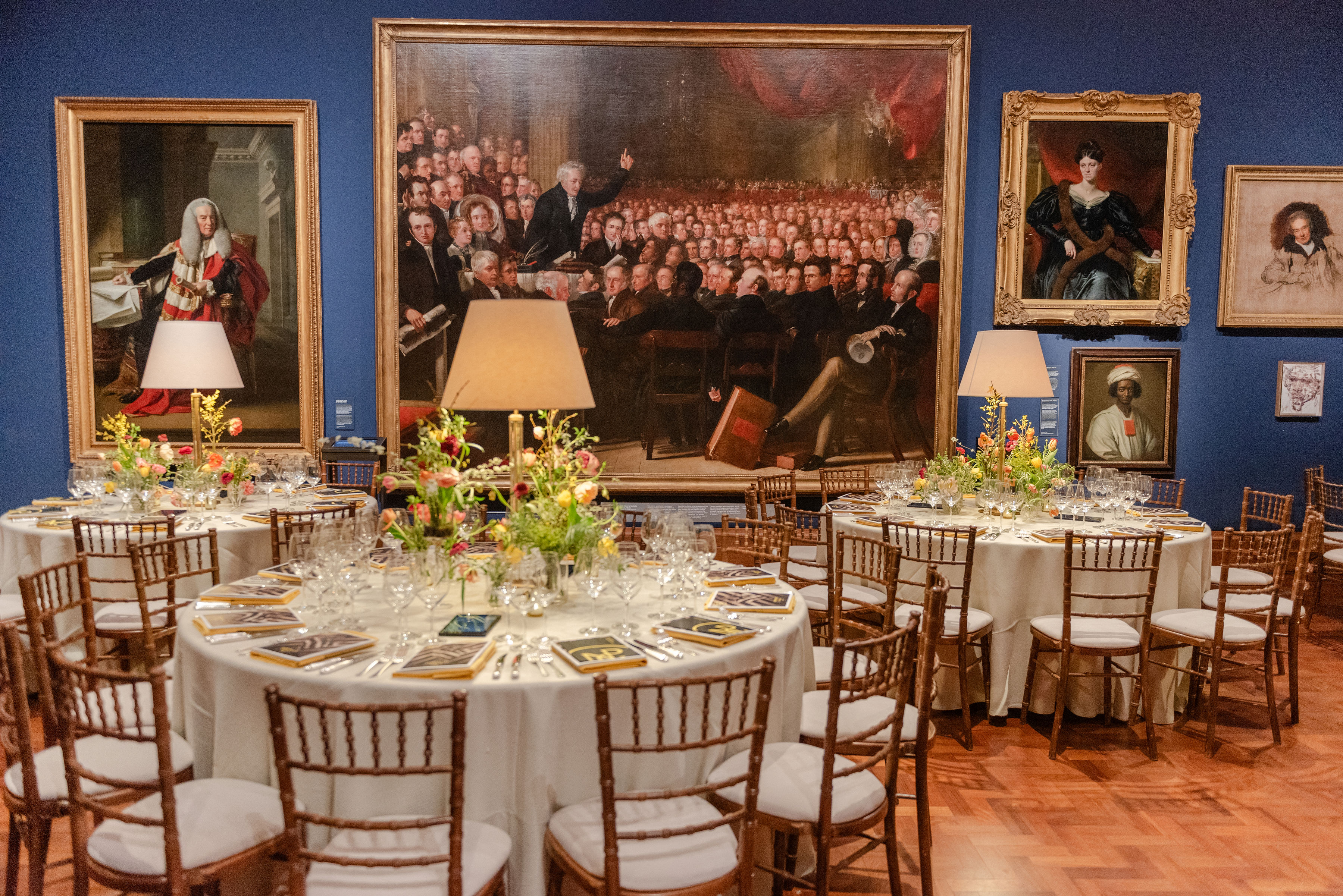 Elegant dining area in National Portrait Gallery, ideal for upscale events and gatherings.