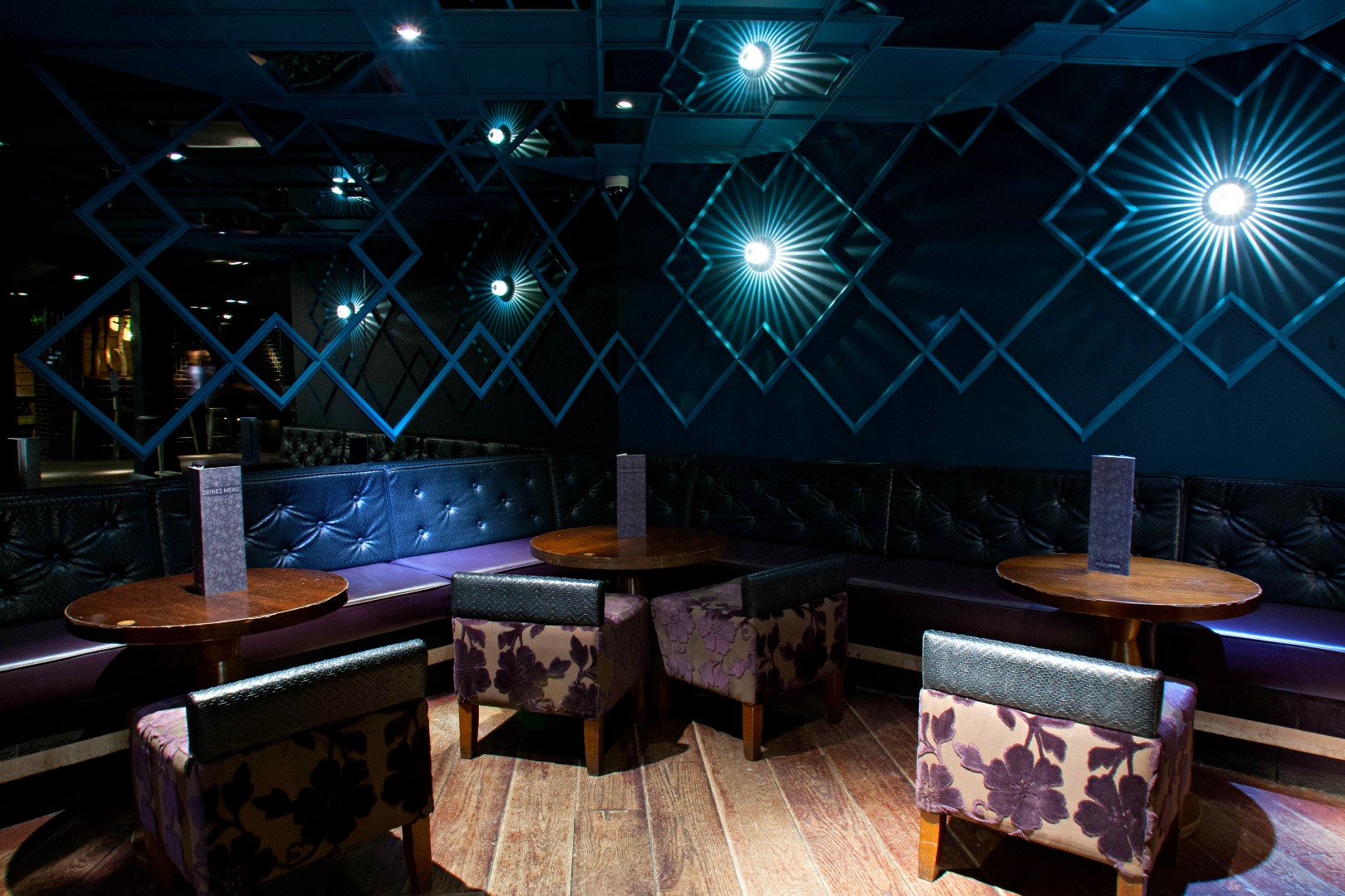 Sleek lounge venue in Patch St. Paul for cocktail receptions and networking events.