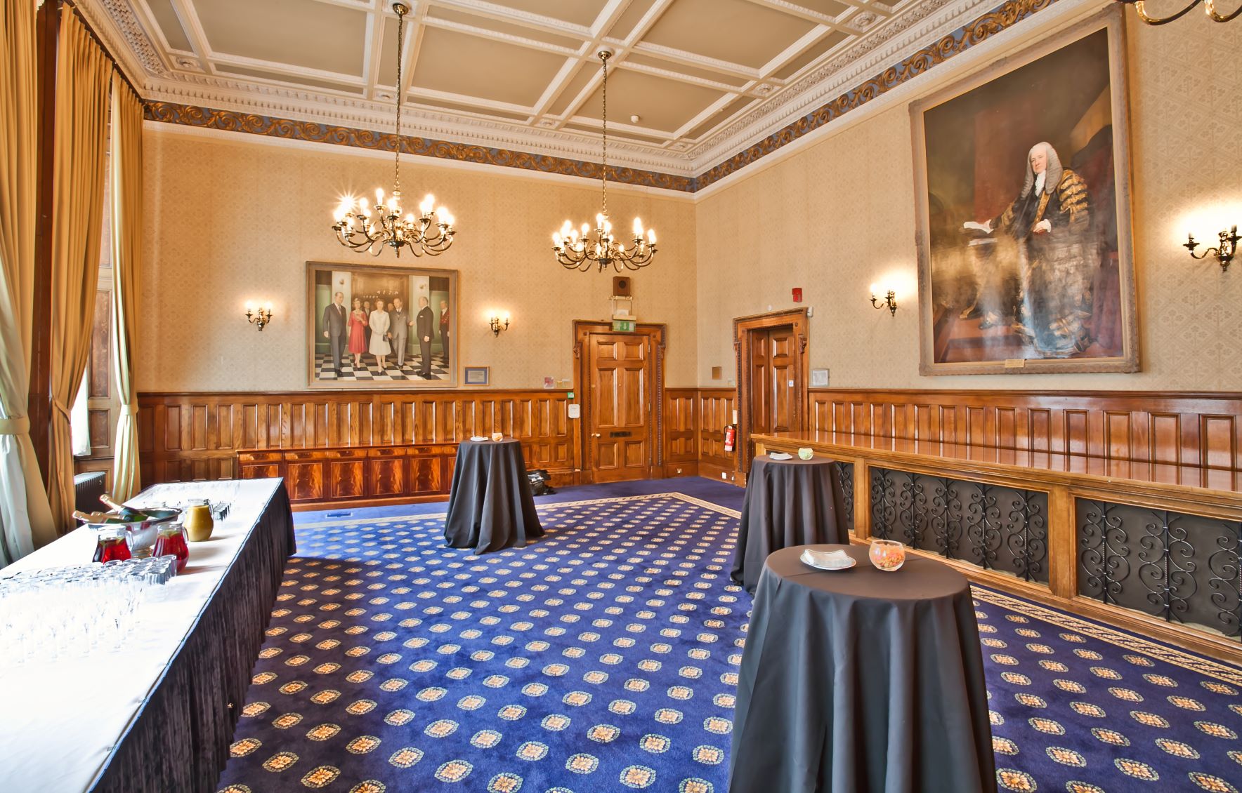 David Lloyd George reception space, networking, cocktails