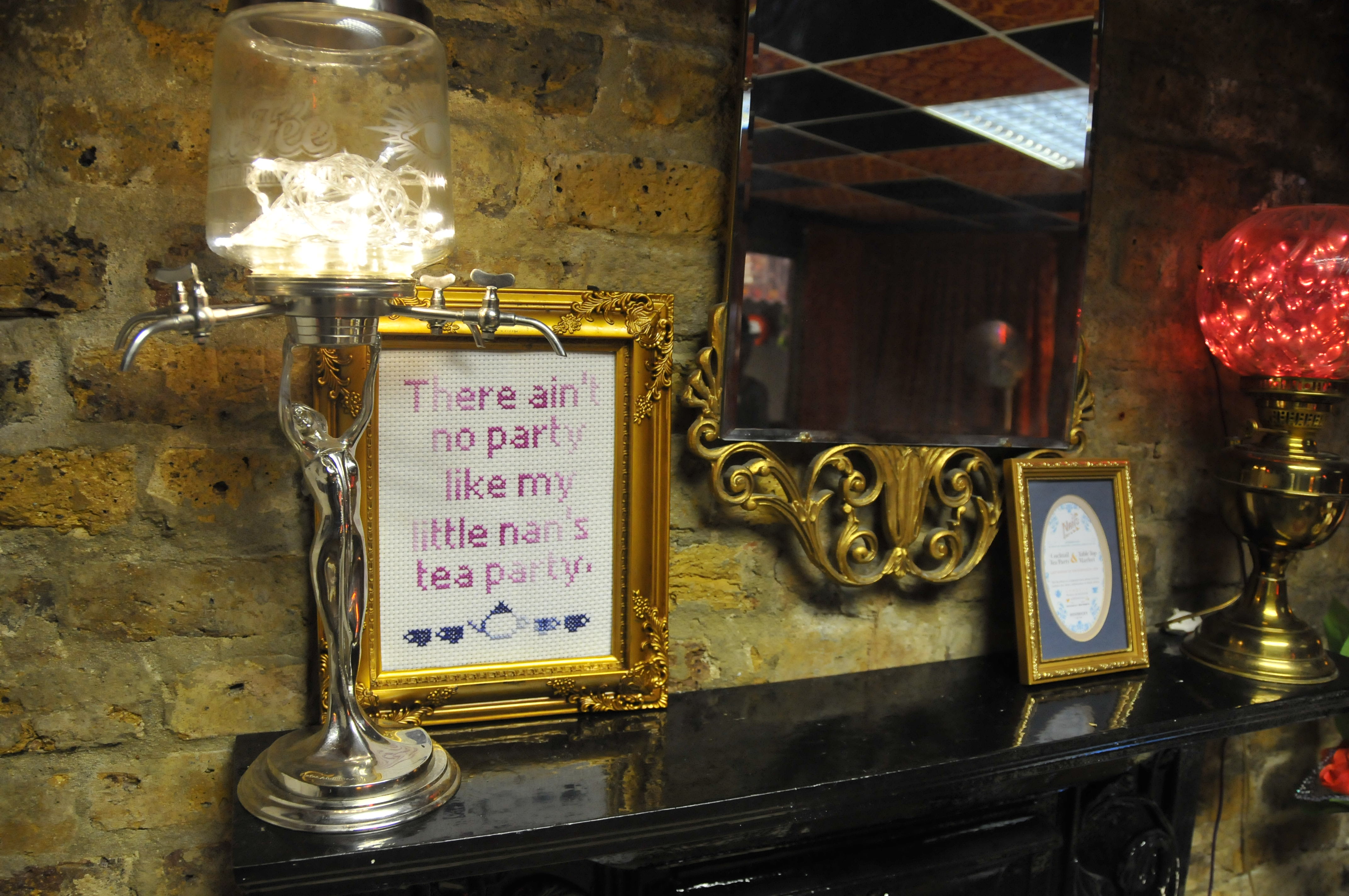 Vintage-themed Little Nan's Bar venue for intimate breakout events and creative space hire.