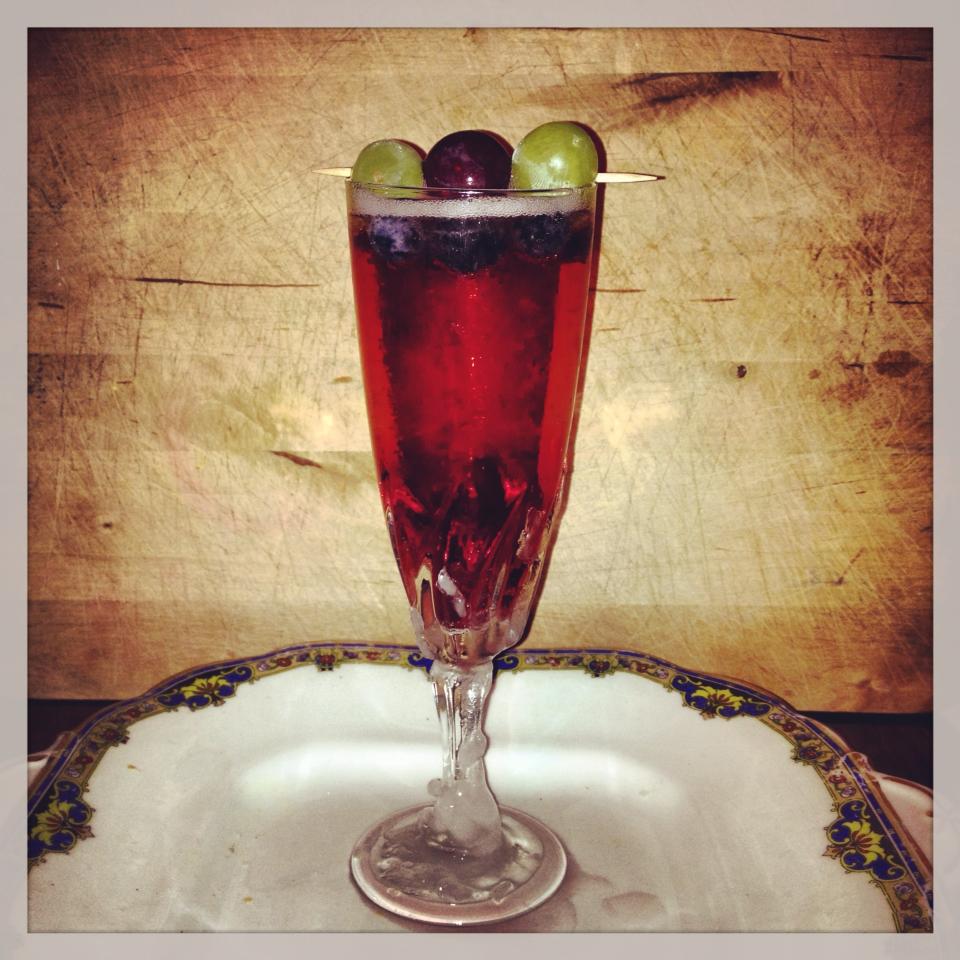 Welcome cocktail at Little Nan’s Bar, ideal for event receptions and private party catering.