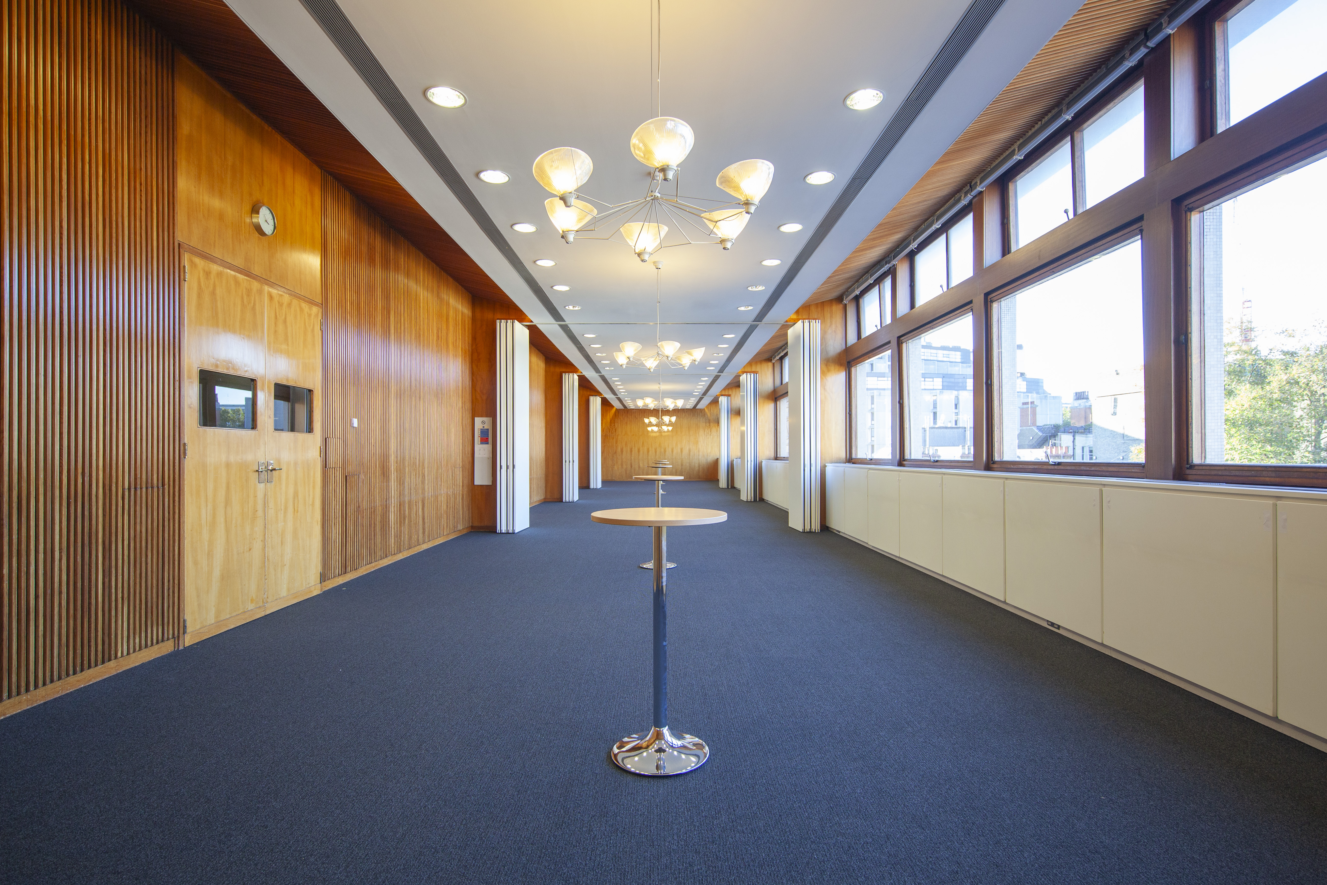 Spacious Congress Centre meeting rooms with natural light, ideal for networking events.