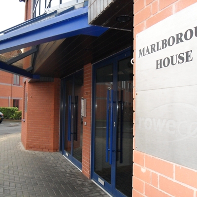 Churchill - MH entrance at Marlborough House, modern venue for corporate events and meetings.
