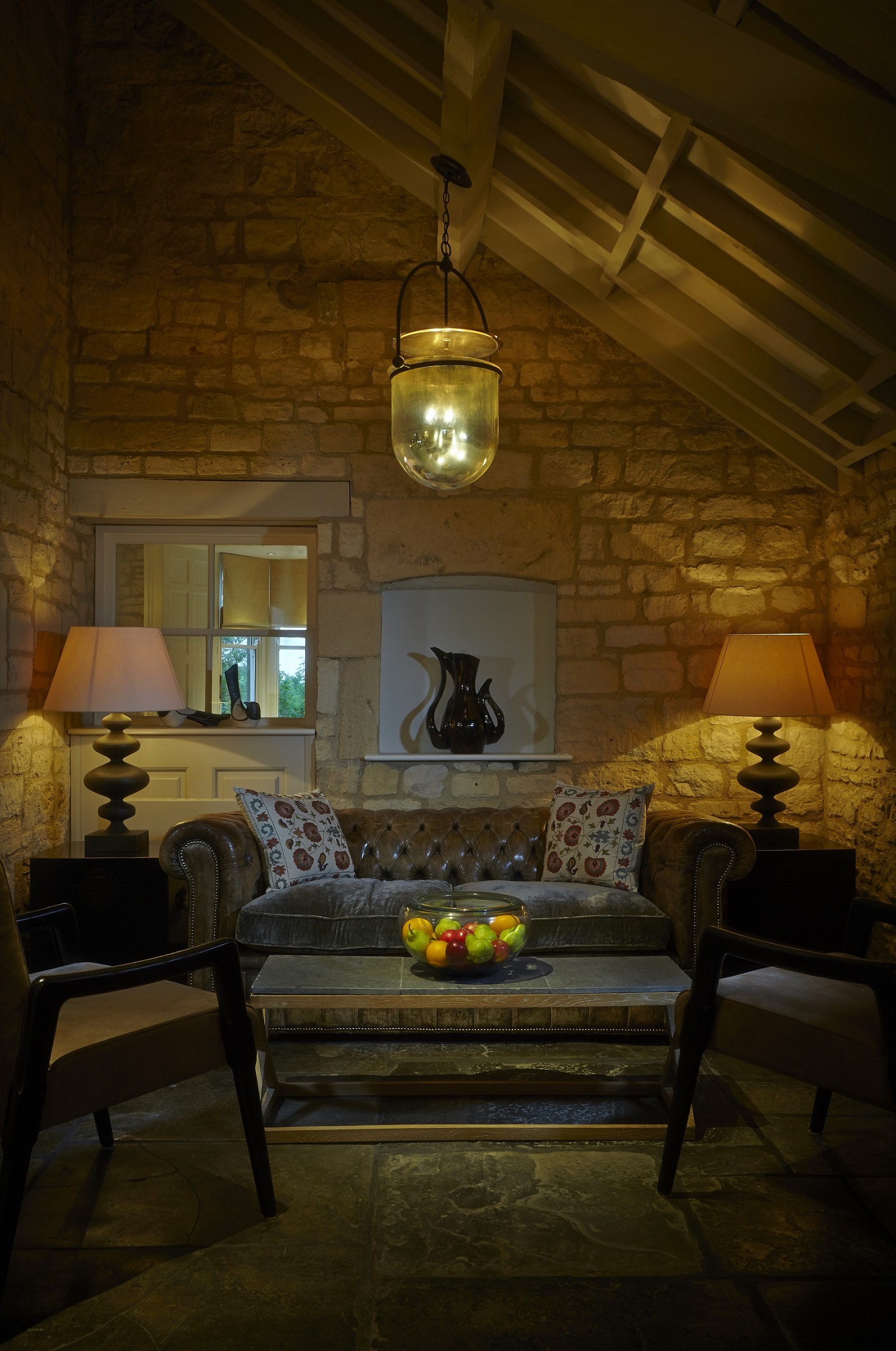 Cozy lounge at Dormy House Hotel, perfect for networking events and meetings.