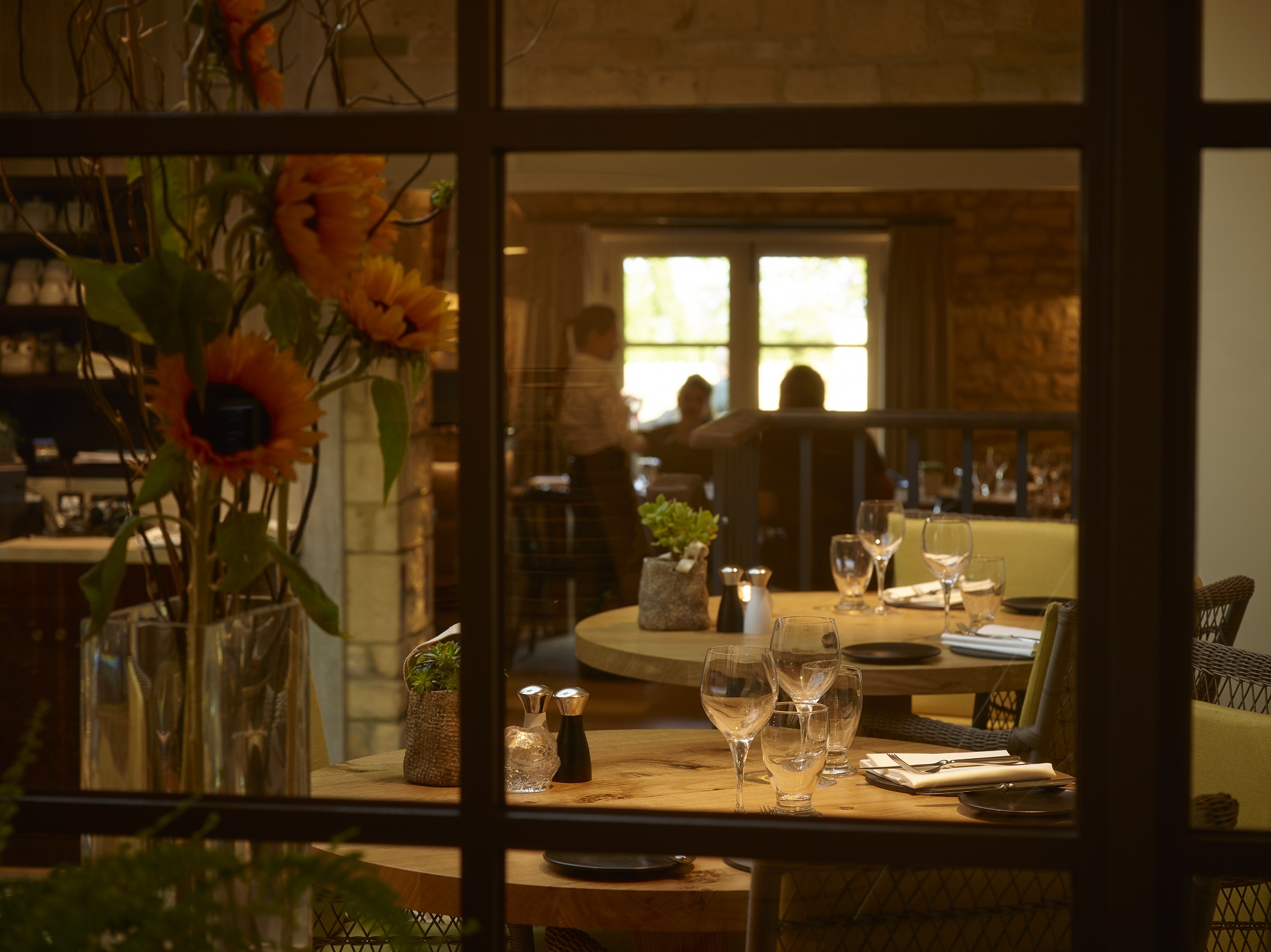 Elegant dining area at Dormy House Hotel, perfect for intimate events and gatherings.