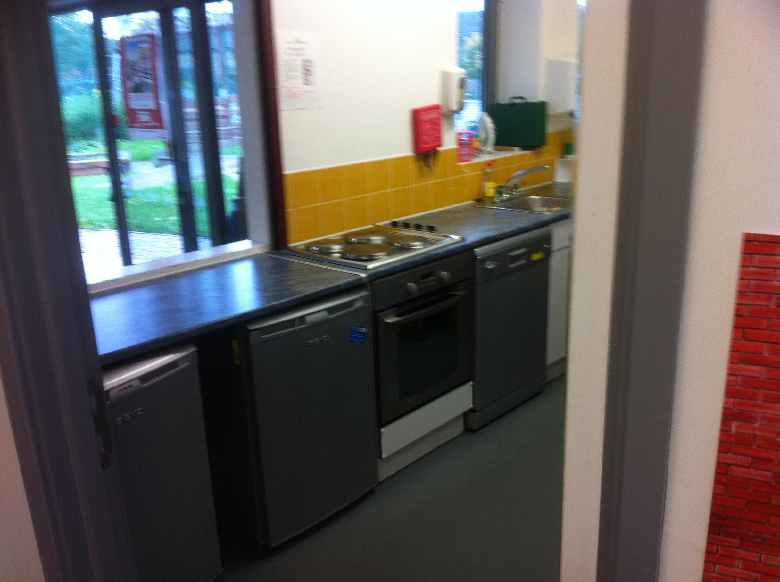 Functional kitchen in Rokeby Community Hub, ideal for catering events with stainless steel appliances.
