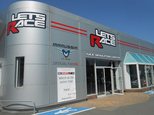 Whole Venue at Let's Race: versatile blank canvas for creative event planning and brainstorming.