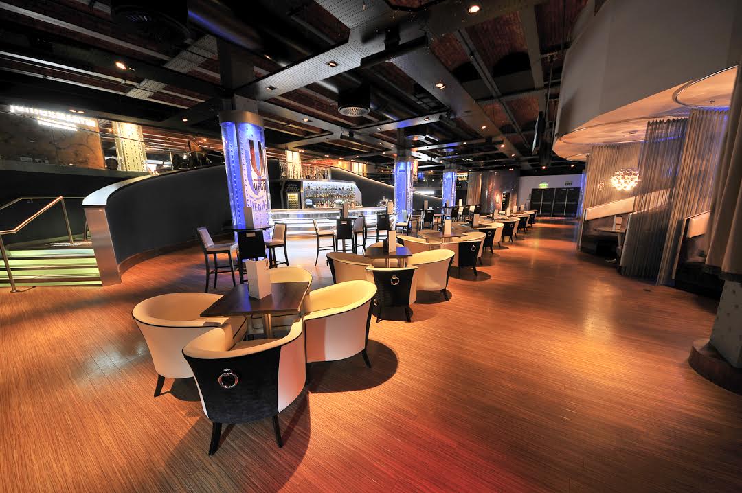 Vega Lounge Manchester 235, modern event space with sleek furniture for networking events.