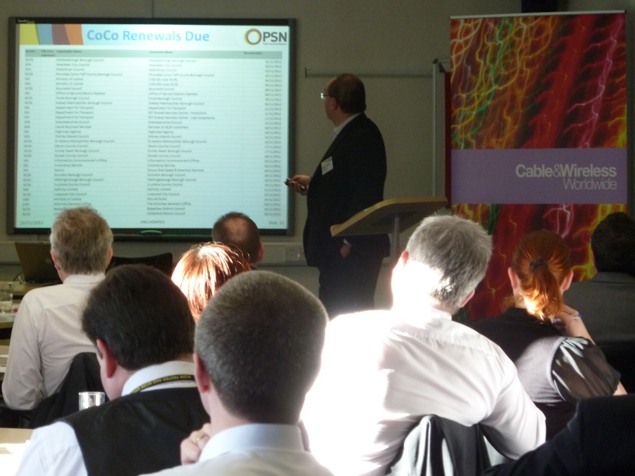 Conference Suite in Liverpool with engaged audience at a professional presentation event.