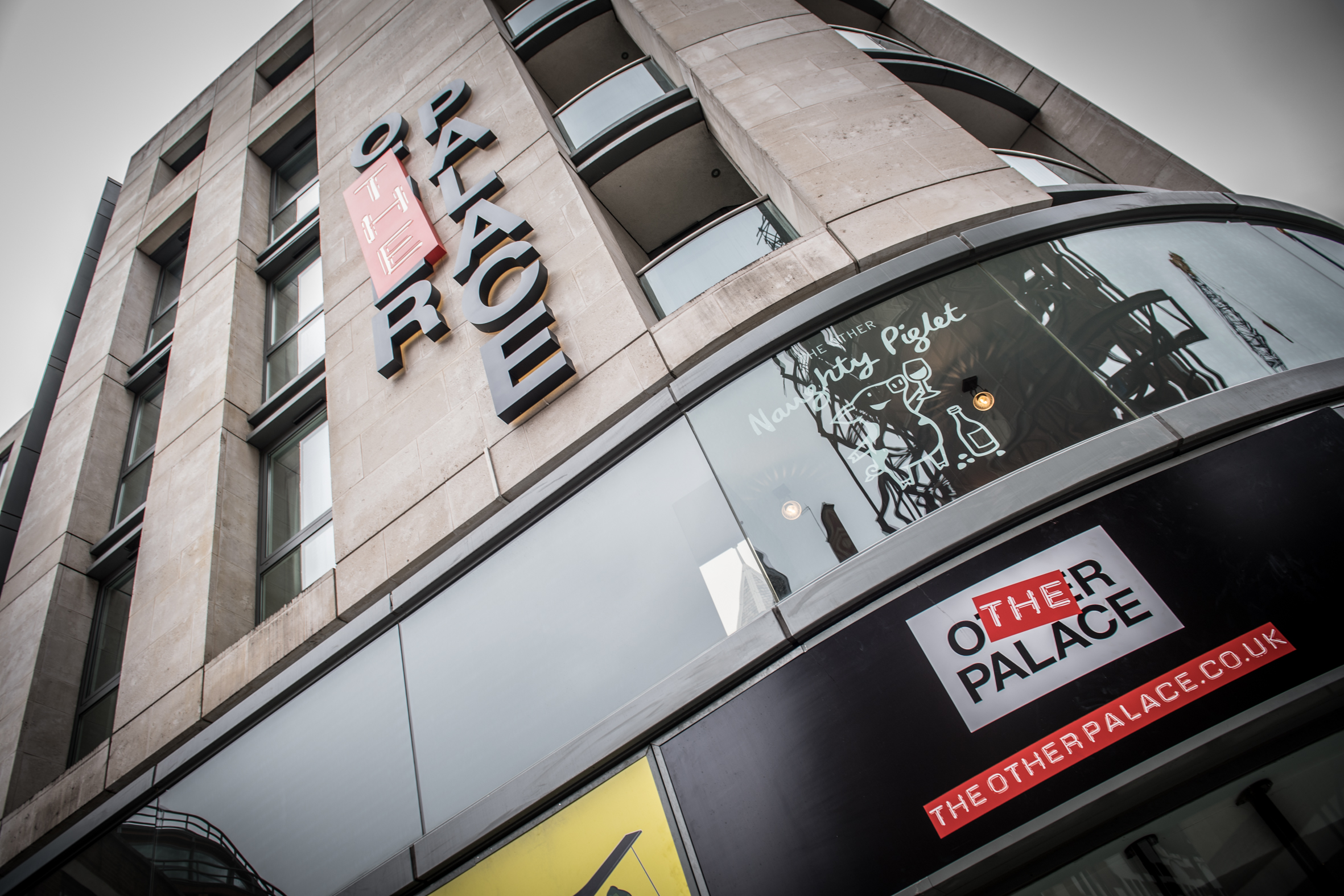 Modern Other Palace Theatre exterior, ideal for events and meetings.