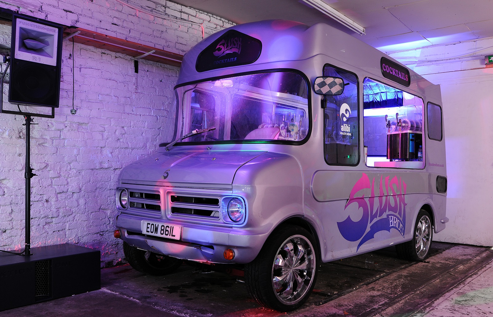 Vibrant food truck at Slush Brothers, perfect for events and themed parties.