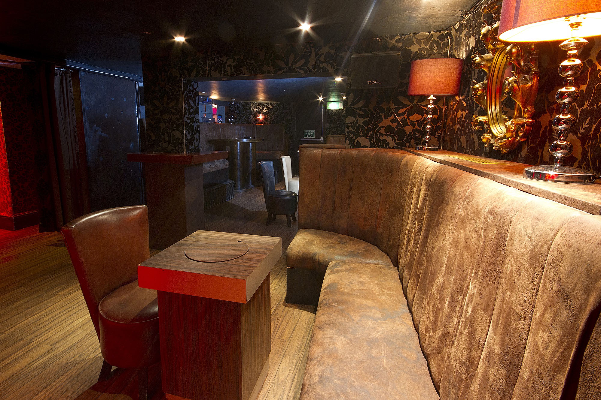 Stylish lounge in Bar Social's Century Area, perfect for networking events and meetings.