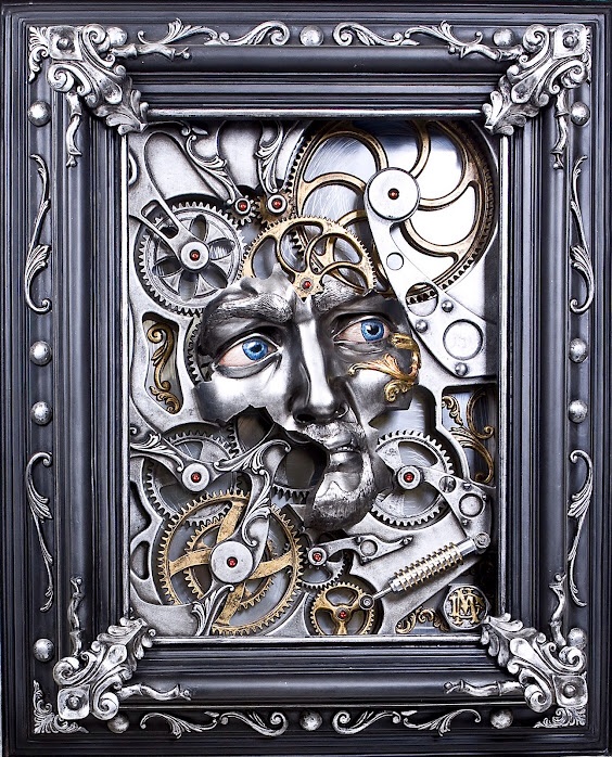 "Century Area Basement at Bar Social: gears symbolize event planning and creativity."