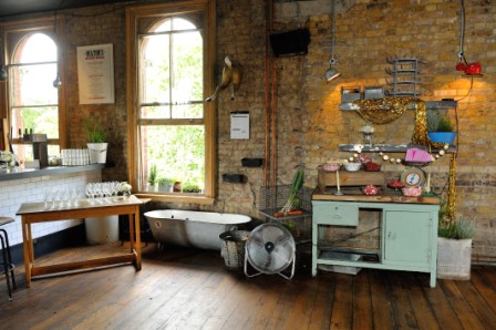 "Top Bar at The Elgin: rustic charm venue for creative meetings and intimate events."