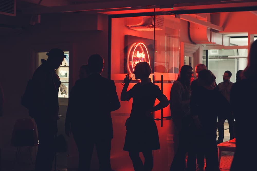 The Studio at Headspace Farringdon: atmospheric lounge for networking events and receptions.