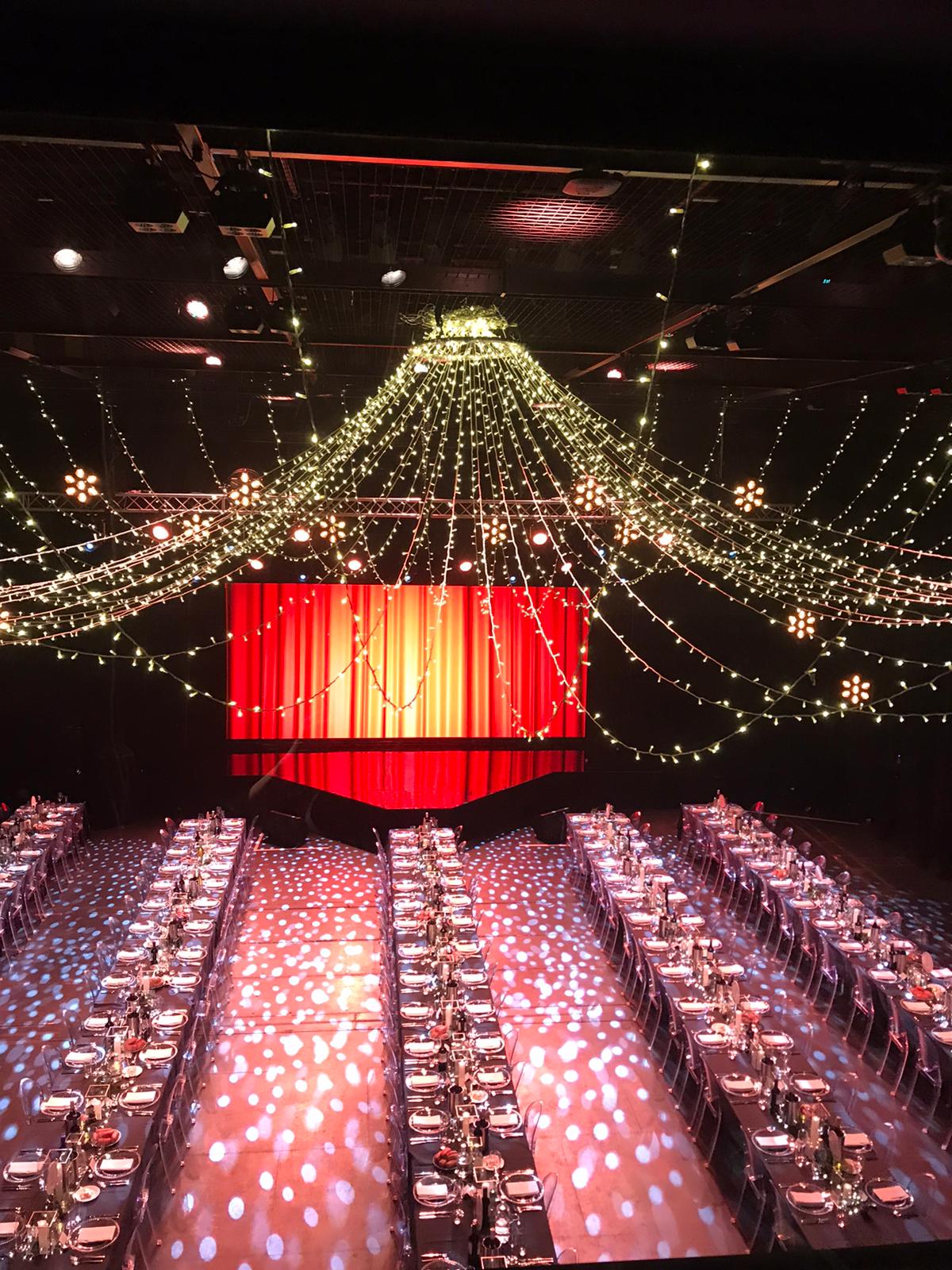 Elegant event space at Studio Theatre, ideal for corporate events and galas.