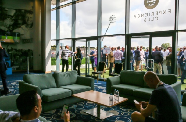 Edgbaston Stadium Banqueting Suite: luxury indoor-outdoor venue for corporate events and networking.