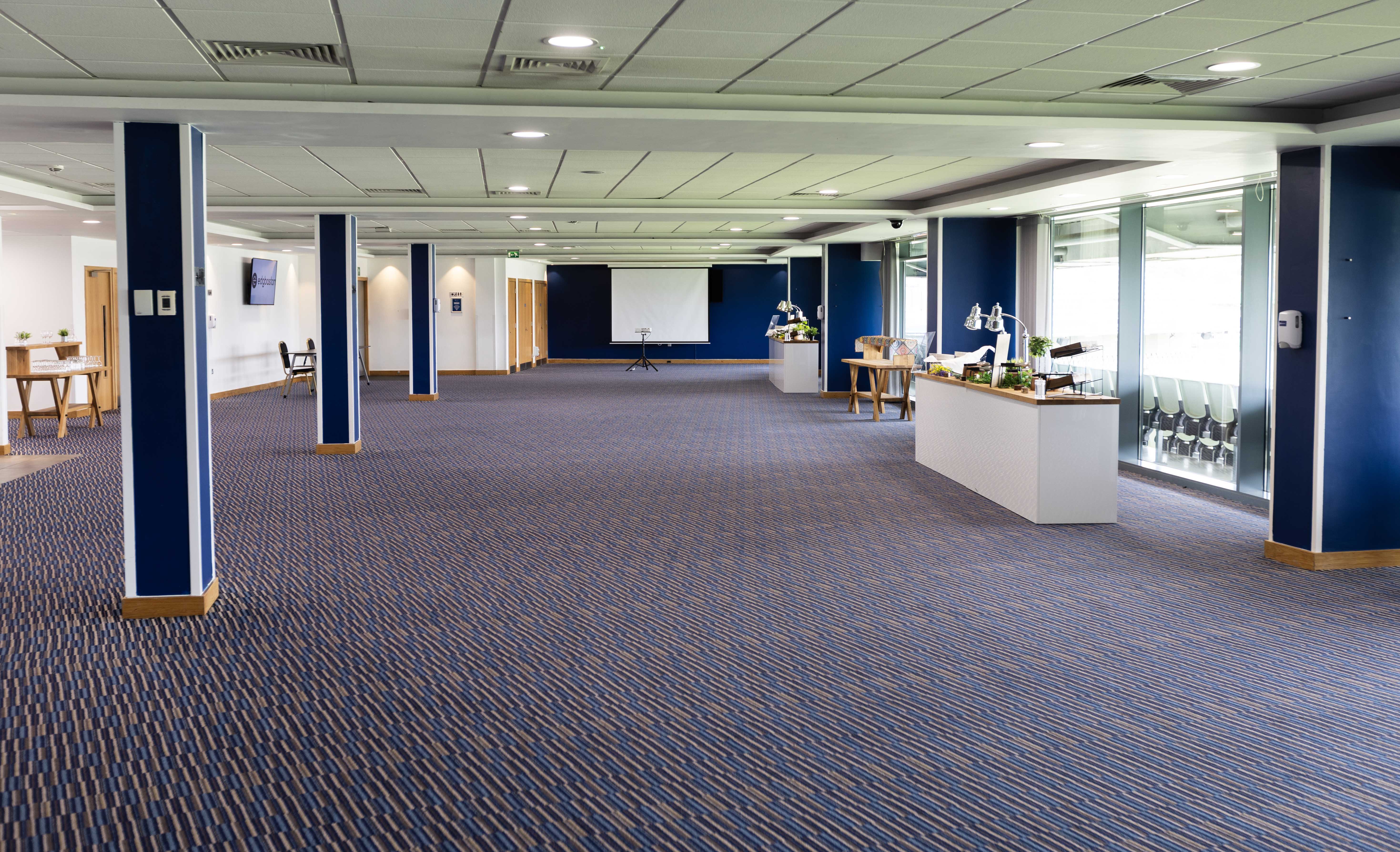 1882 Suite at Edgbaston Stadium: Versatile event space with panoramic windows for corporate hire.