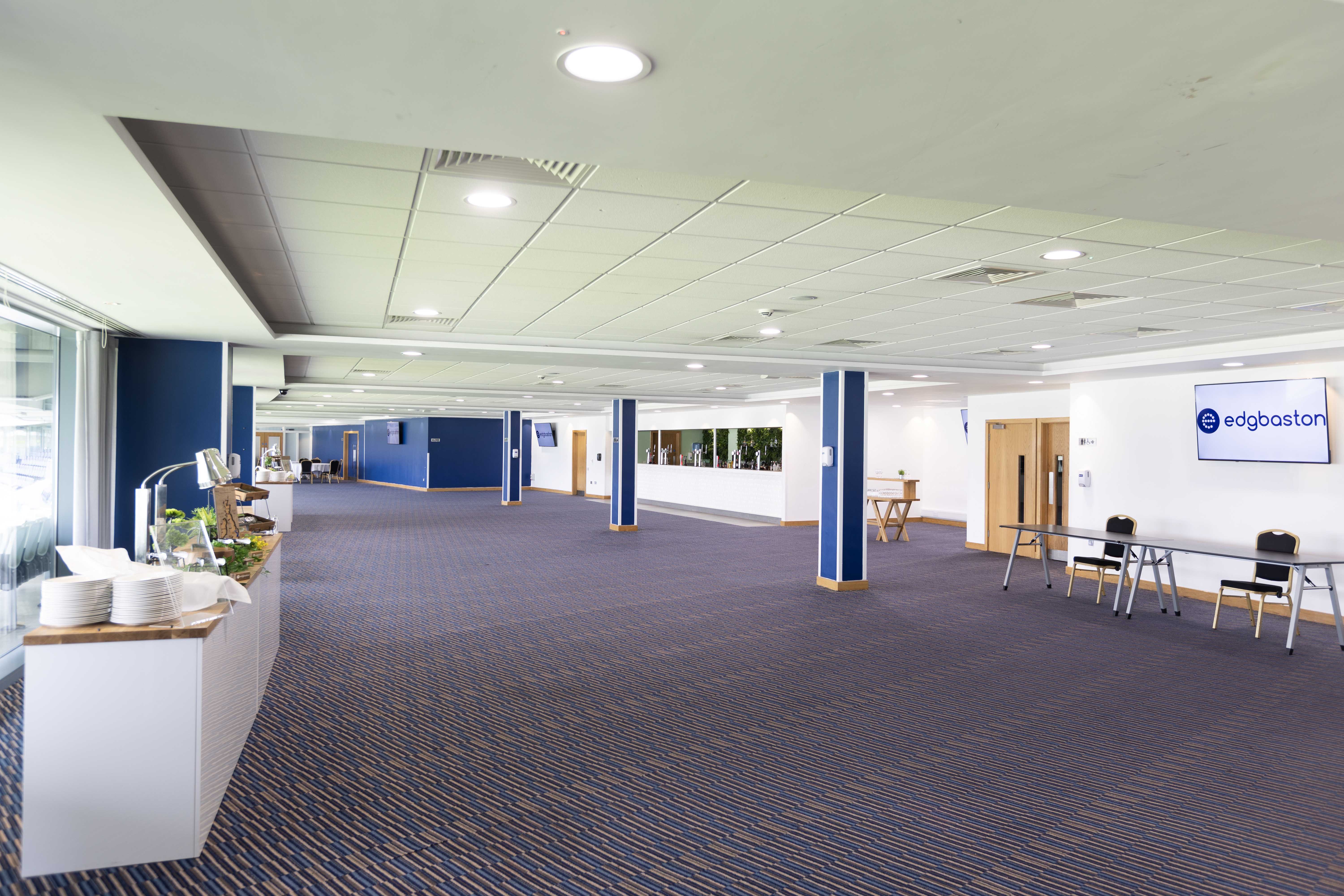1882 Suite at Edgbaston Stadium: versatile blank-canvas event space for corporate conferences.